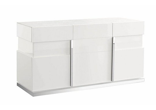 ALF - Fascino 3 Door Sideboard - White
