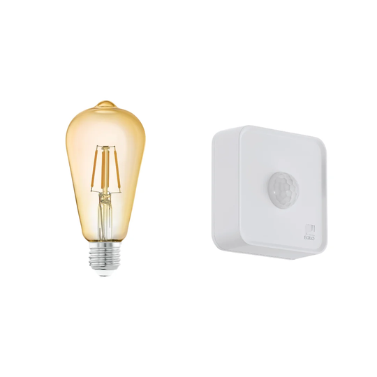 5.5W E27 Dimmable LED Vintage Edison Light Bulb Amber