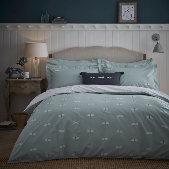Dragonfly 200 TC 100% Cotton Duvet Cover Set