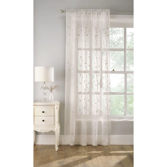 Bonilla Belle Voile Slot Top Sheer Curtain