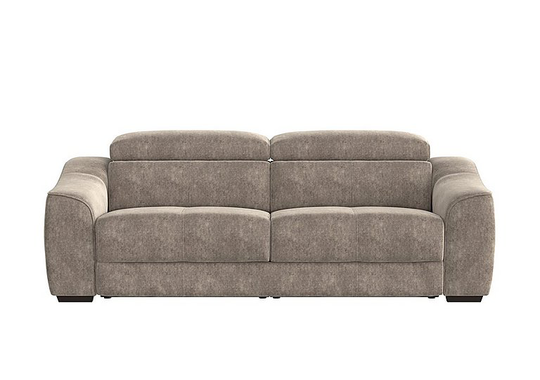 Elixir 3 Seater Fabric Sofa - Mink