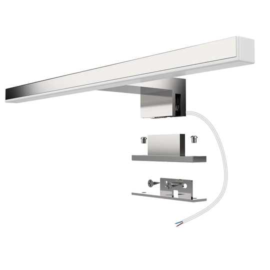 Athow 1 - Light LED Silver Mirror Light