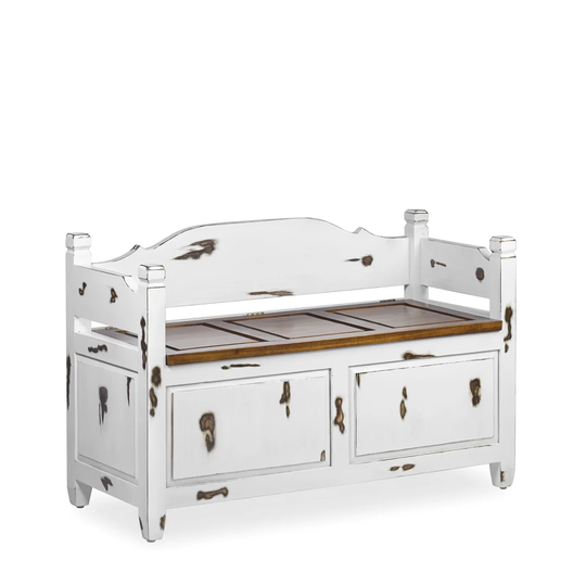Combinable Wood Storage Bench