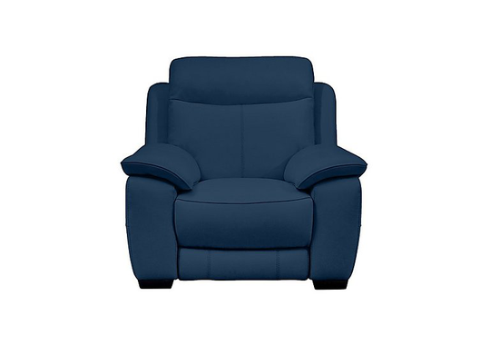 Starlight Express Leather Armchair - Blue- World of Leather