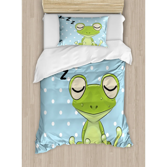 Rubio Blue/Green 100% Brushed Microfibre Duvet Cover Set