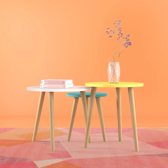 Campo 3 Piece Nest of Tables
