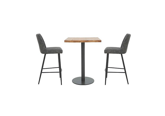 Earth Bar Table and 2 Earth Upholstered Barstools