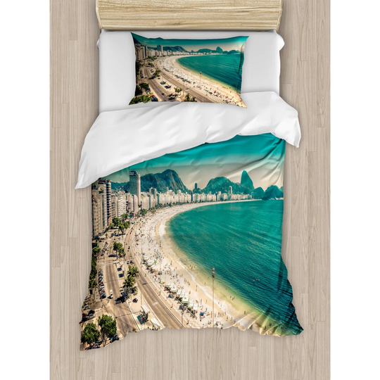 Mitcham 100% Polyester Duvet Cover Set