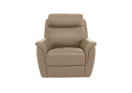 Orlando Leather Chair - Beige