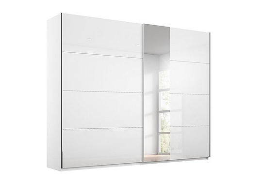 Rauch - Perth Sliding 240cm Wardrobe - White