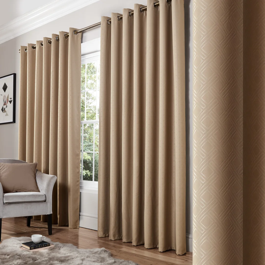 Yeldell Bertram Eyelet Room Darkening Thermal Curtains