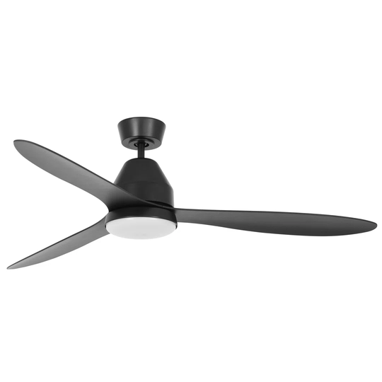 142Cm Lucci 3 - Blade Ceiling Fan with Remote Control and Light Kit Included