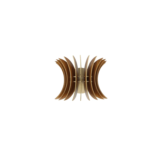 Tenorio 1 - Light Dimmable Gold Flush Mounted Sconce