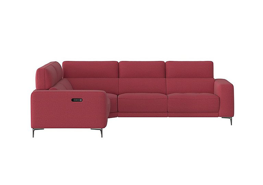 Adama Fabric Corner Sofa - Red