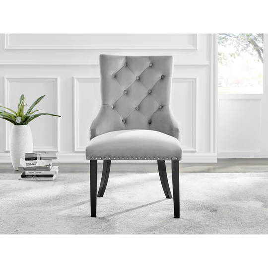 Belgravia Velvet Upholstered Side Chair