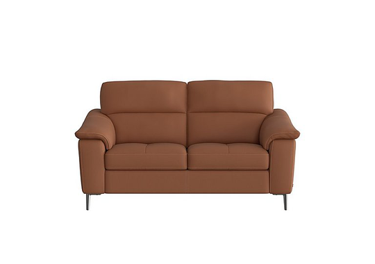 Nicoletti - Maldini 2 Seater Leather Sofa - Brown