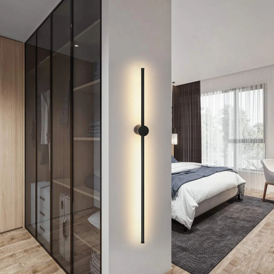 Mentone 1 - Light LED Black Wallchiere