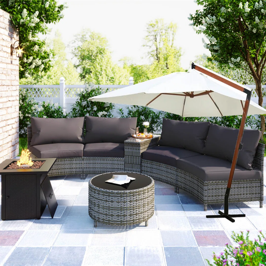 Maximo 4m x 3m Rectangular Cantilever Parasol
