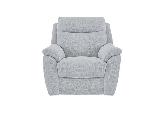 Snug Fabric Armchair - Grey