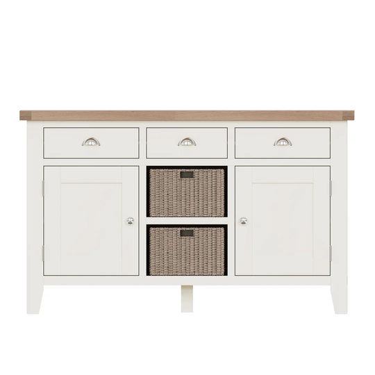 Lemuel 140Cm Wide 3 Drawer Sideboard