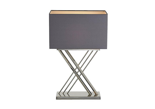 Farren Nickel Table Lamp - Silver