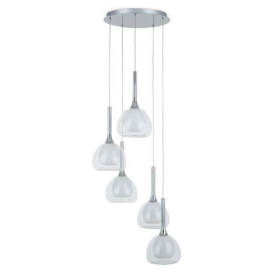 Glenfield 5 - Light Cluster Bell Pendant