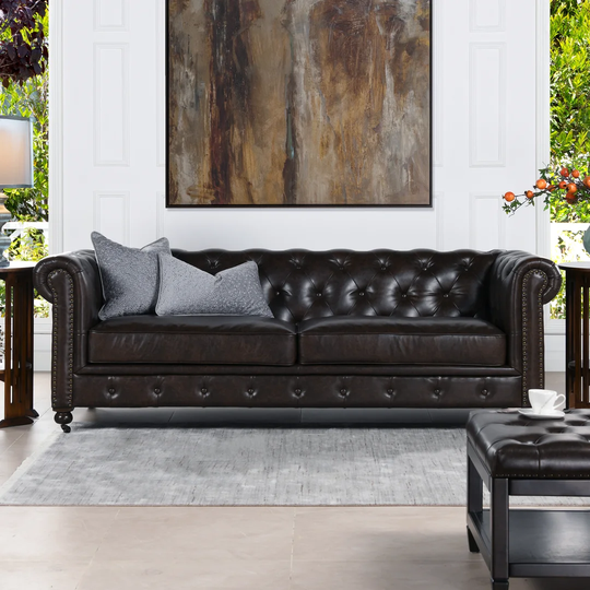 Louane 3 Seater Chesterfield Sofa
