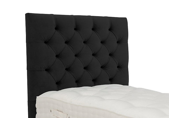 Millbrook - Minley Floor Standing Headboard - Single - Black