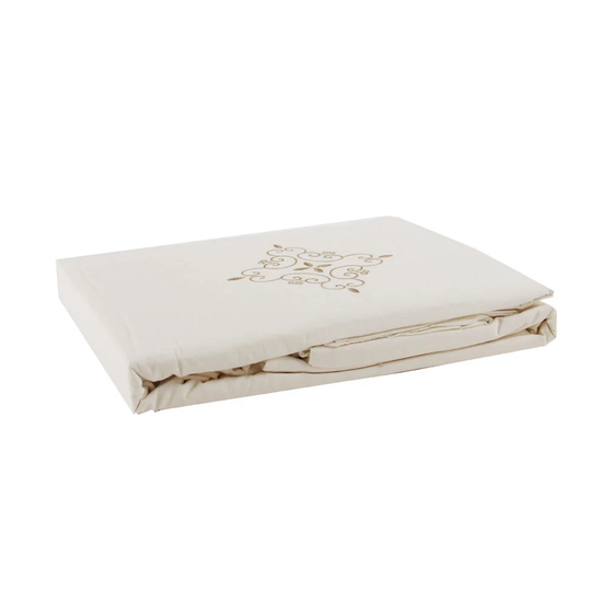 Hadassah Cream 180 TC Duvet Cover Set