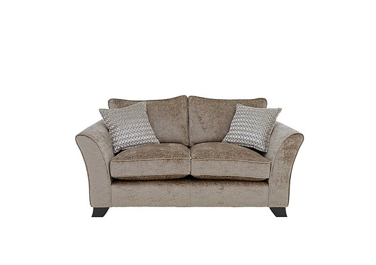 Sasha 2 Seater Classic Back Sofa - Brown