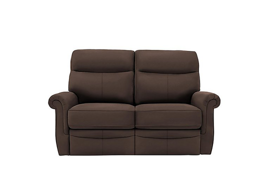 G Plan - Avon 2 Seater Leather Power Recliner Sofa - Brown