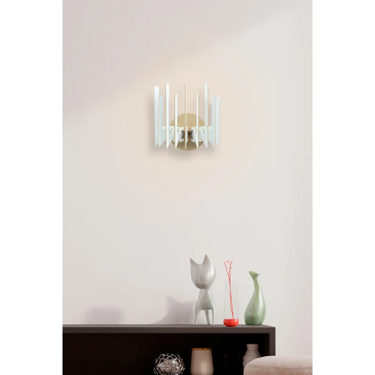 Thao 1 - Light Dimmable Gold Flush Mounted Sconce