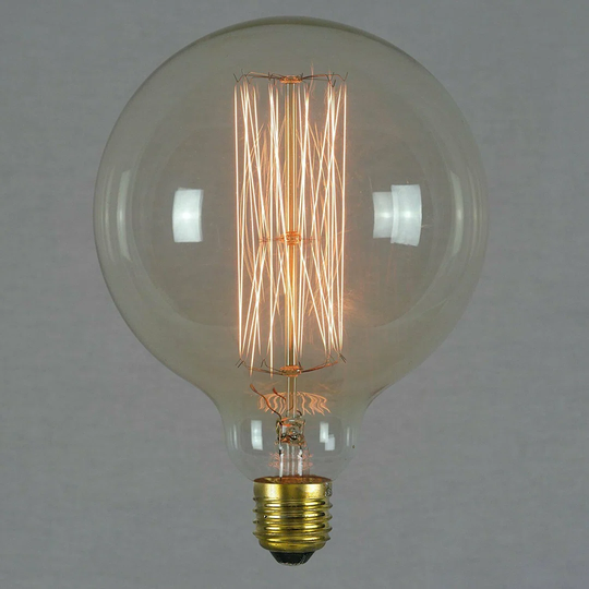 E27 Dimmable Incandescent Vintage Edison Globe Light Bulb Amber