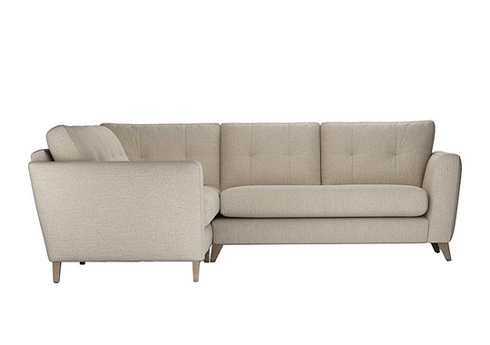 The Lounge Co. - Hermione Fabric Corner Sofa - Beige