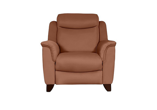 Parker Knoll - Manhattan Leather Power Recliner Armchair - Brown