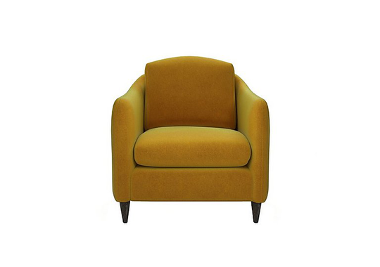 The Lounge Co. - Lorrie George Fabric Armchair - Yellow