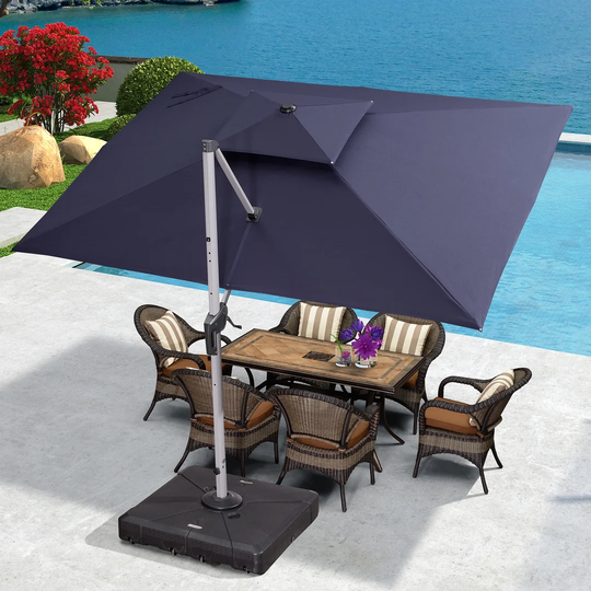 Bohdalice 3.3m x 2.7m Rectangular Cantilever Parasol