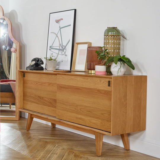 MATHILDE Large Contemporary Sideboard Wood Robin Interiors