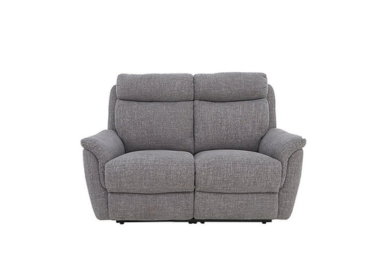 Orlando 2 Seater Fabric Power Recliner Sofa with Power Headrests - Grey