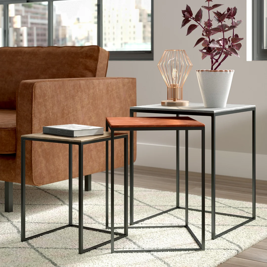 Loft Vintage 3 Piece Nest of Tables