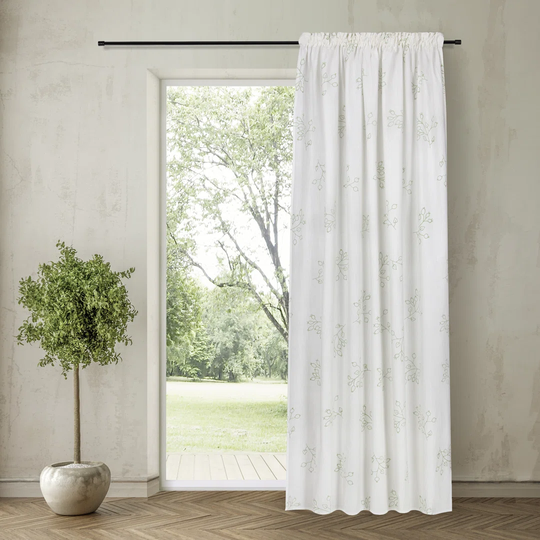 Paris Pencil Pleat/Slot Top Room Darkening Curtain