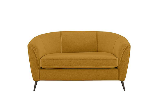 Amelie Boutique 2 Seater Fabric Sofa - Yellow