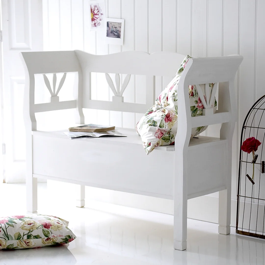 Belfast Wood Storage Bench