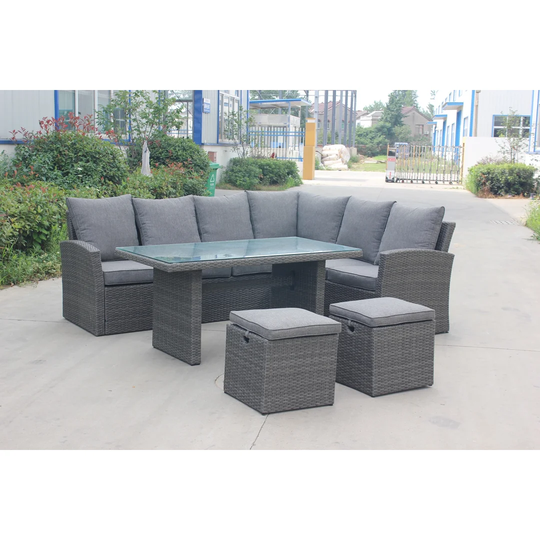 Beehler 8 Seater Rattan Sofa Set