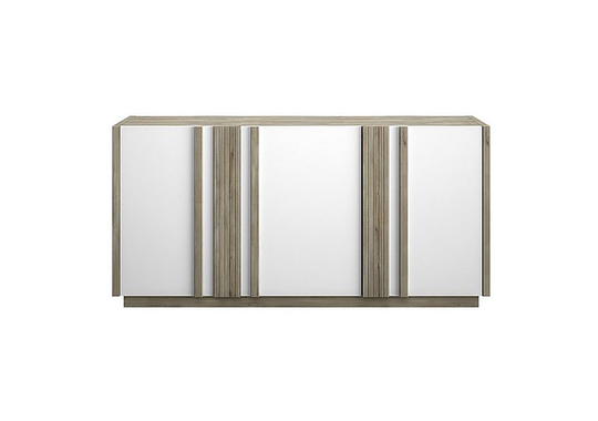 Vue 3 Door Sideboard With Lights - White