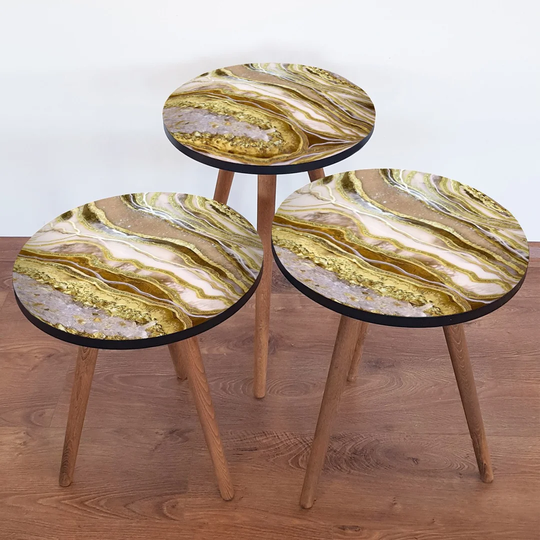 Danette 3 Piece Nest of Tables