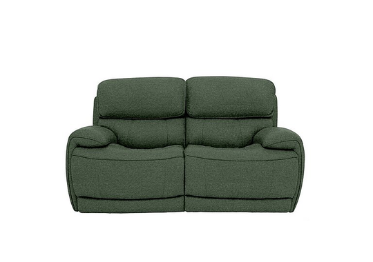 Relax Station Rocco 2 Seater Fabric Power Rocker Sofa with Power Headrests - Green
