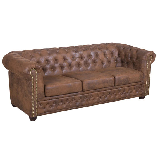 Abtao I 3 Seater Chesterfield Sofa
