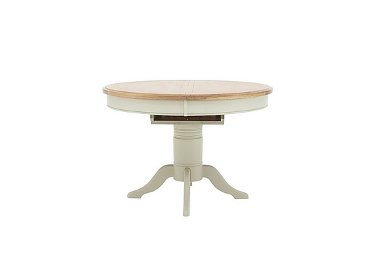 Furnitureland - Angeles Round Extending Dining Table - Cream
