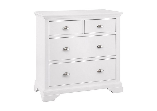 Furnitureland - Emily 4 Drawer Chest - White